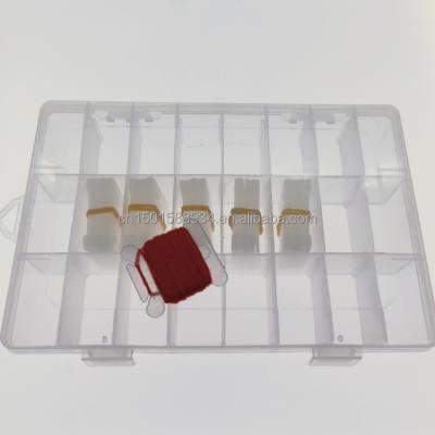 China Embroidery Floss Organizer Box Plastic Floss DIY Spools Cross Stitch Storage Box Sewing Tools E-S001 for sale