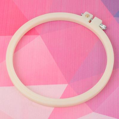 China ABS 7cm Embroidery Hoop Set Cross Ring Adjustable Circle Hoops ABS Cross Hoops for Art Craft Sewing Kit for sale