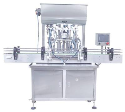 China Automatic Drip Proof Linear Cream Bottle Filling Machine 4 Nozzles 4 Filler Sauce Paste for sale