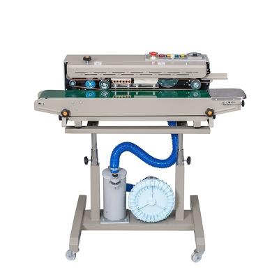 China DBF1000 Food Film Bag Sealing Machine Automatic Gas Band Inflating Rinser Sealer for sale