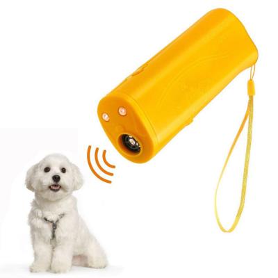 China Viable Ultrasonic Anti Bark Stop Reflector Ultrasonic Anti-Stop Dog LED Dog Training Reflector Control Trainer for sale