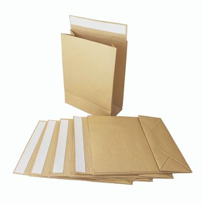 China Promotion Supermarket Grocery Display Kraft Paper Bags Recycled Eco Friendly Paper Cardboard Box Kraft Paper Envelope Packaging for sale