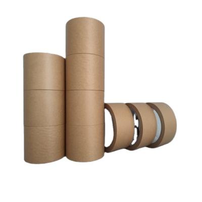 China Paper Tape Waterproof Hot Melt Single Sided Self Adhesive Kraft Paper Adhesive Manufacturer for sale