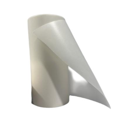 China 62gsm White Waterproof Sticker Release Paper Can Be Customized Hot Melt Silicone Rolls Waterproof Hot Melt Tape Adhesive For Pet Printing for sale