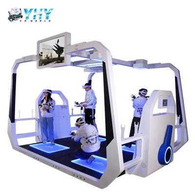 China Commercial Indoor VR Theme Park Investment Equipment Shooting 4 Players Battle Virtual Reality Platform 9d Vr Gun for sale