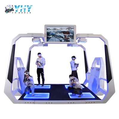 China Wholesale VR Theme Park Investment Factory Simulator New Machine 4 People Battle Game Standing Vr Shooting Game for sale