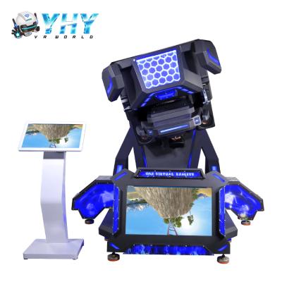 China Iron Simulator 9D VR 360 Terminator Virtual Reality Car Racing Game Machine For Sale for sale