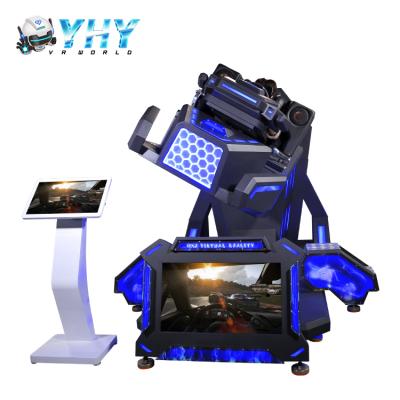 China YIHUANYUAN Factory Steel Roll Coster Roll Car Racing Wonderful 9D Cinema VR 360 Terminator Game Machine for sale