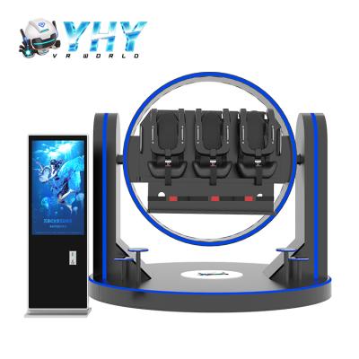 China YHY Factory Patent Factory Price Acrylic Roller Coaster 3 Seats Original Simulator Good Virtual Reality Game Set for sale