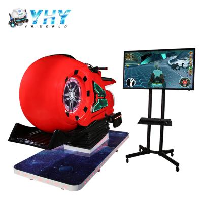 China Virtual Reality Iron China VR Machine 9D Motorcycle Driving Simulator VR Racing Arcade Games for sale