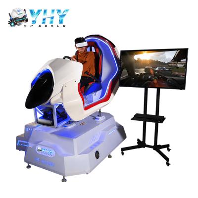 China Virtual Reality 9D Steel Simulation VR Racing Simulator vr 6DOF Super Driving Game Machine for sale