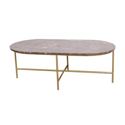 China Living Room Modern Design Adjustable Gray Marble Top Dining Table (Height) for sale