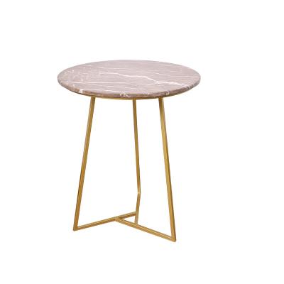 China (Size) Marble table set adjustable coffee side table marble top side table porcelain for sale