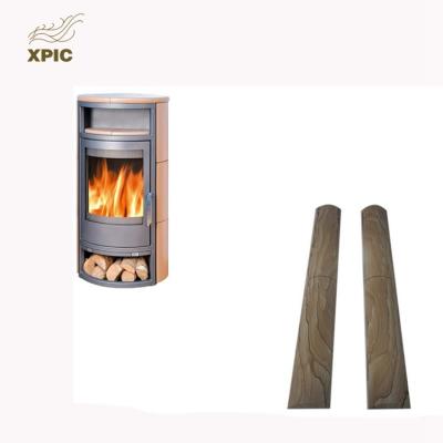 China Modern Custom Marble Stone Parts For Modern Wood Burning Stove for sale