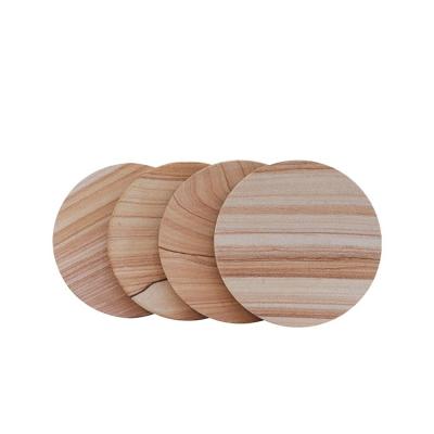 China Sustainable Hot Sale High Quality Washable Sandstone Coaster for sale