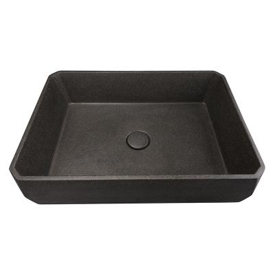 China Easy Clean American concrete work table practical concrete sink small bathroom concrete wash basin for sale