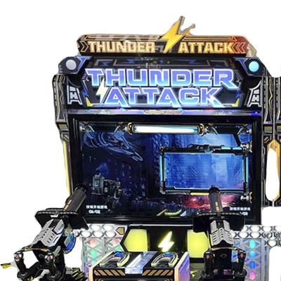 China Theme Park+museum+game center Multiplayer Gun Shooting Vr Battle Virtual Reality Vr Gatling Shooting Simulator Machine for sale