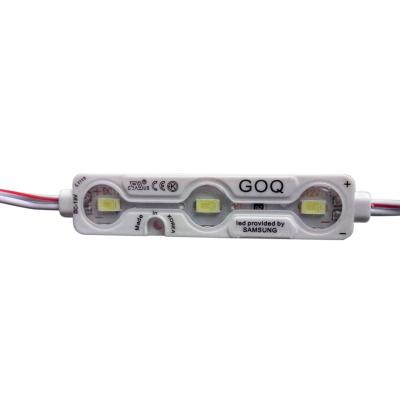 China Channel letter advertising good quality 1.2W GOQ led module SMD5730 3led 12v injection led module light for sale