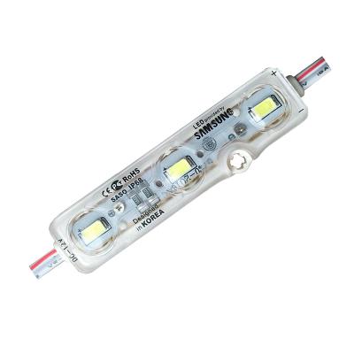 China Channel letter Shenzhen factory advertising led module SMD5730 3led 12v 1.5w injection led module light for sale