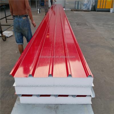 China 950mm Mobile Home Building Materials Roof Insulation EPS Sandwich Panel for sale