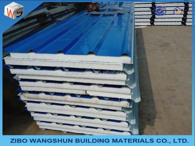 China 950mm Metal EPS Sandwich Roof Panel / Styrofoam Composite Roof for sale