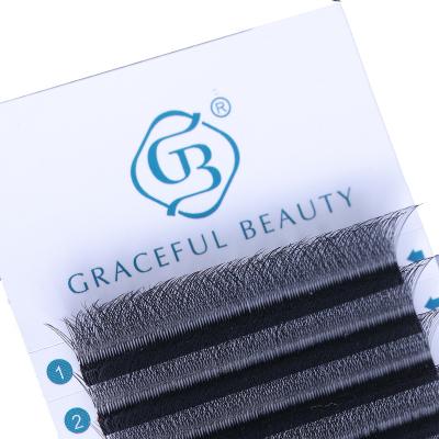 China Long 2023 Best Selling W-4d Natural Four Leaf Clover False Eyelashes With Symmetrical Pattern And No Loose Roots 8-15mm J Since C D Factory Can P for sale