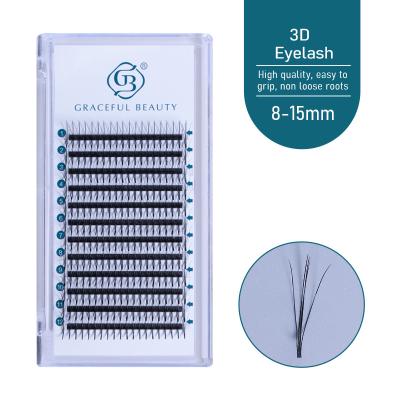 China New natural 3d sandwich long new clover Eyelashes5 fairy times more effective eyelash maker, wholesale customization your brand softly for sale