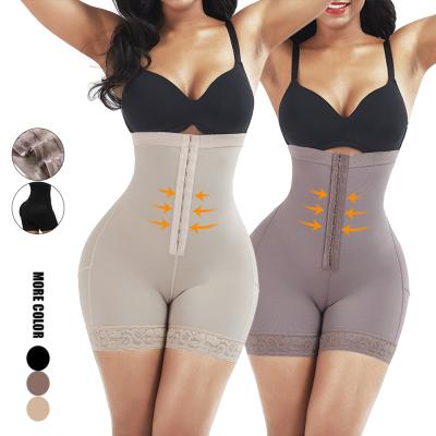 China Wholesale Breathable High Wrap Belly Shaper Plus Size Hip Enhancer Shorts Shapewear Women Butt Lifter Waist Trainer Body Shaper for sale