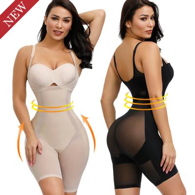 China Wholesale Antibacterial Women Waist Trainer Full Body Shaper Slimming Comfortable Shapewear Jumpsuit Underwear Butt Lifter for sale