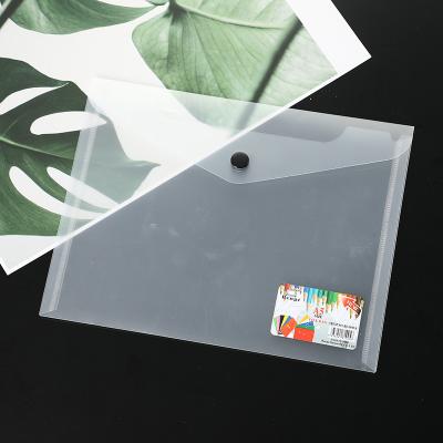 China Waterproof Clear Folder File Folder Document Bag Waterproof Clear Plastic Document Bag for sale