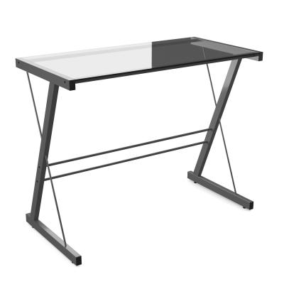 China Durable European Tempered Glass Game Table PC Home Office Corner U Shaped Executive for sale