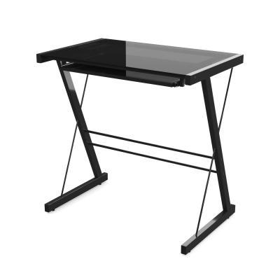 China 2021 Modern Home Office Foldable Glass Computer Desk for sale