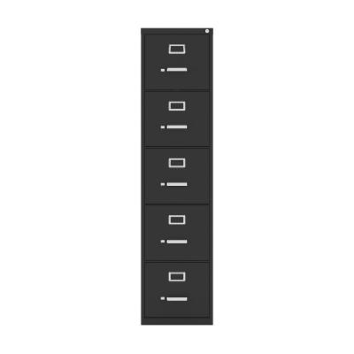 China Customized Modern Design Office Furniture 5 Drawer Lockable Steel Vertical File Cabinet for sale