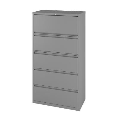 China Wholesale Modern 5 Drawer High Quality Modern Steel Storage Side Filing Cabinet for sale