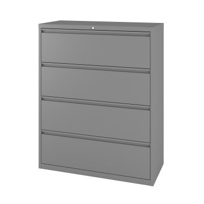 China Vertical Interlock System Color Customized Steel Office 4 Drawers Filing Cabinet for sale