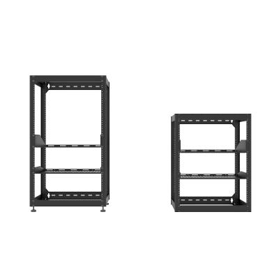 China KD Modern Safe Structure Open AV Rack Steel Frame for sale