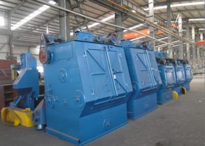 China Critical Cleaning Rubber Track Shot Blaster Machine with PLC Control for sale