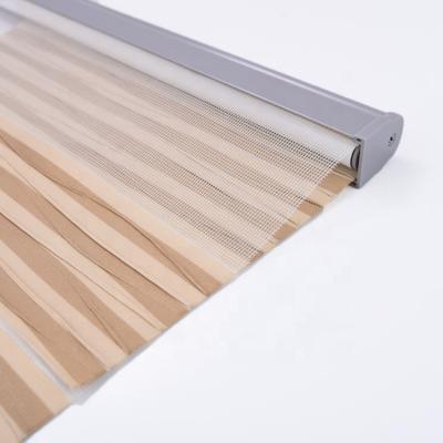 China Anti-UV / Light Filtering 2022 Good Selling Pure Zebra Roller Shades Custom Electric Curtains Shades for sale