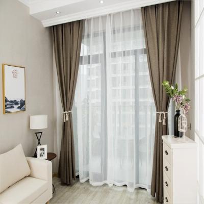 China Blackout Factory Sale Hot Brown Price Latest Blackout Curtain Designs For Hotel Window for sale