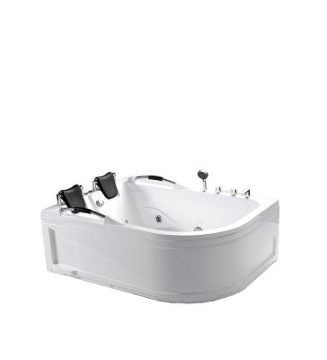 China Clean Independent European-style Adult Acrylic Bath Skirt Household Bubble Massage Rectangular Bathtub for sale