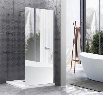 China Australia Modern Custom Walk In Shower Screen Bathroom Mirror Shower Glass Door for sale