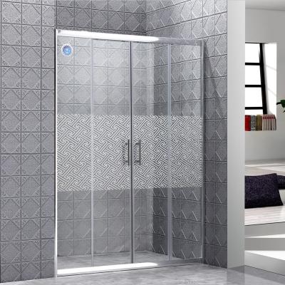 China Factory wholesale cheap modern bathroom shower door simple modern glass screen painted glass door-658 for sale