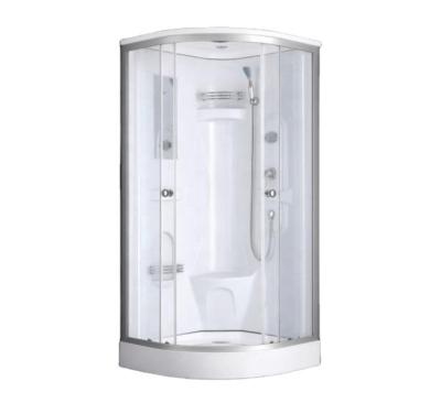 China Modern Clear Tempered Glass Equipment Bathroom Hotel Shower Enclosure Free Standing Shower Enclosure For Shower Room-813E for sale