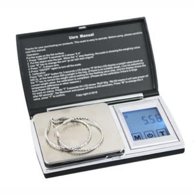 China Stainless Steel Touch LCD Screen Electronic Digital Scale Jewelry Pocket Scale 0.01g for sale