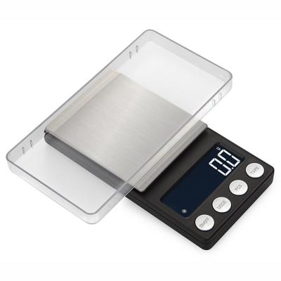 China Portable Stainless Steel Digital Pocket Scale Max Capacity 1000g USB Rechargeable Available for sale