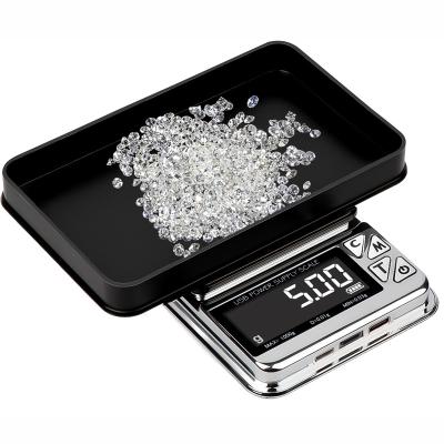 China WITH LID New Arrival Digital Pocket Weight Scale With Rechargeable Battery for sale