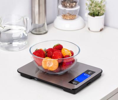 China Weight Measuring New Recommended Stainless Steel Digital 15kg 1g Food Kitchen Scale With Hidden Hook for sale