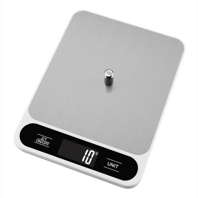 China Weigh White Color 5000g 10000g Kitchen Scale Electronic Measuring Scale for sale