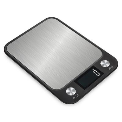 China Weight Measuring Large Stainless Steel Platform Household Kitchen Scale With High Capacity 5kg 10kg for sale