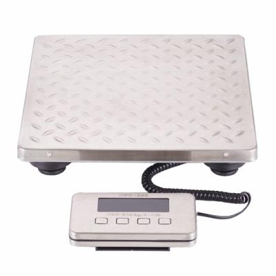 China Upgraded Postal Scale 11mm Stainless Steel Ultra-thin Anti-skid Platform Scale With LED Indicator Max 200kg for sale